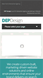 Mobile Screenshot of depdesign.com