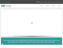 Tablet Screenshot of depdesign.com